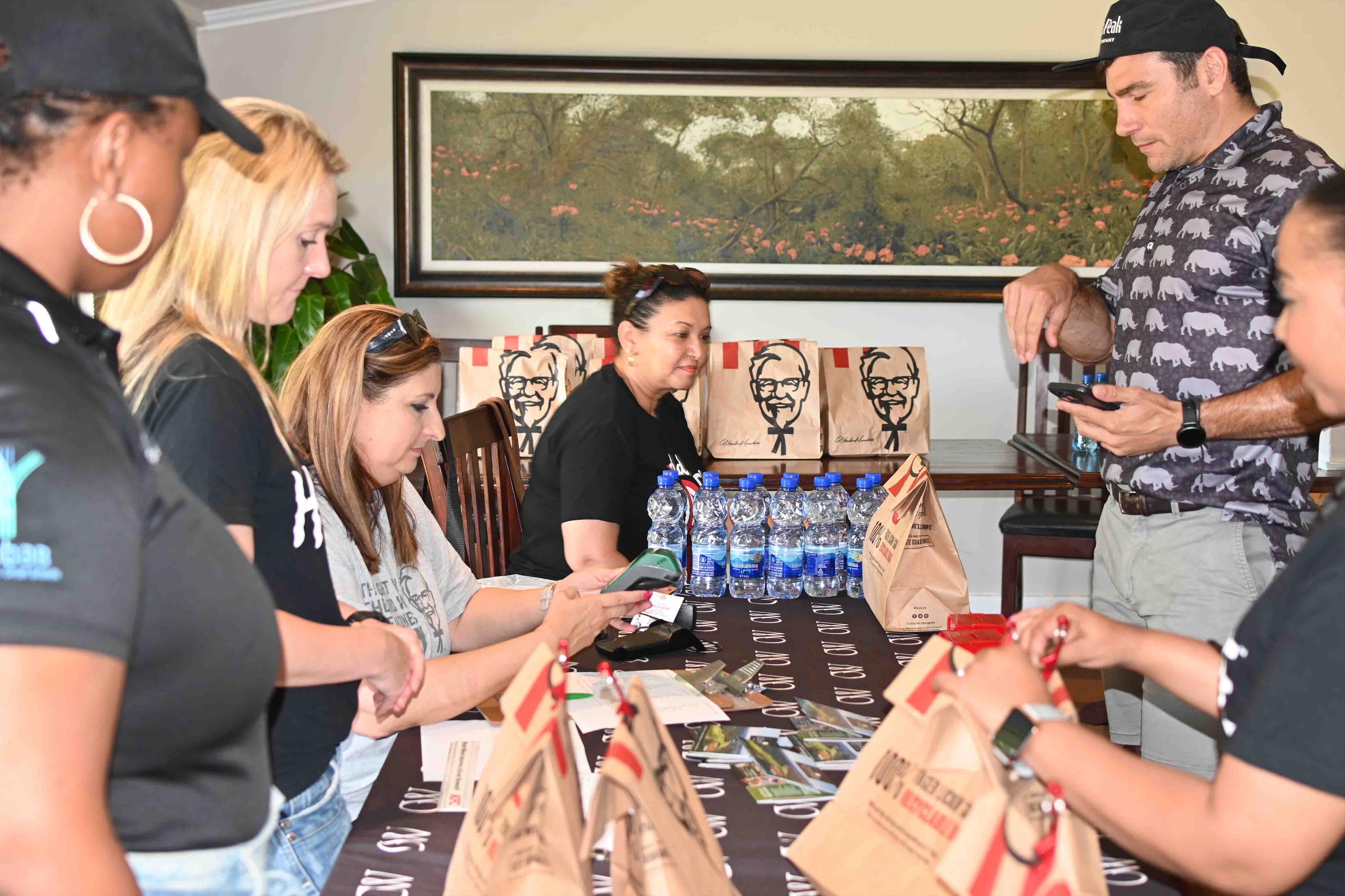 Golf cart on the green