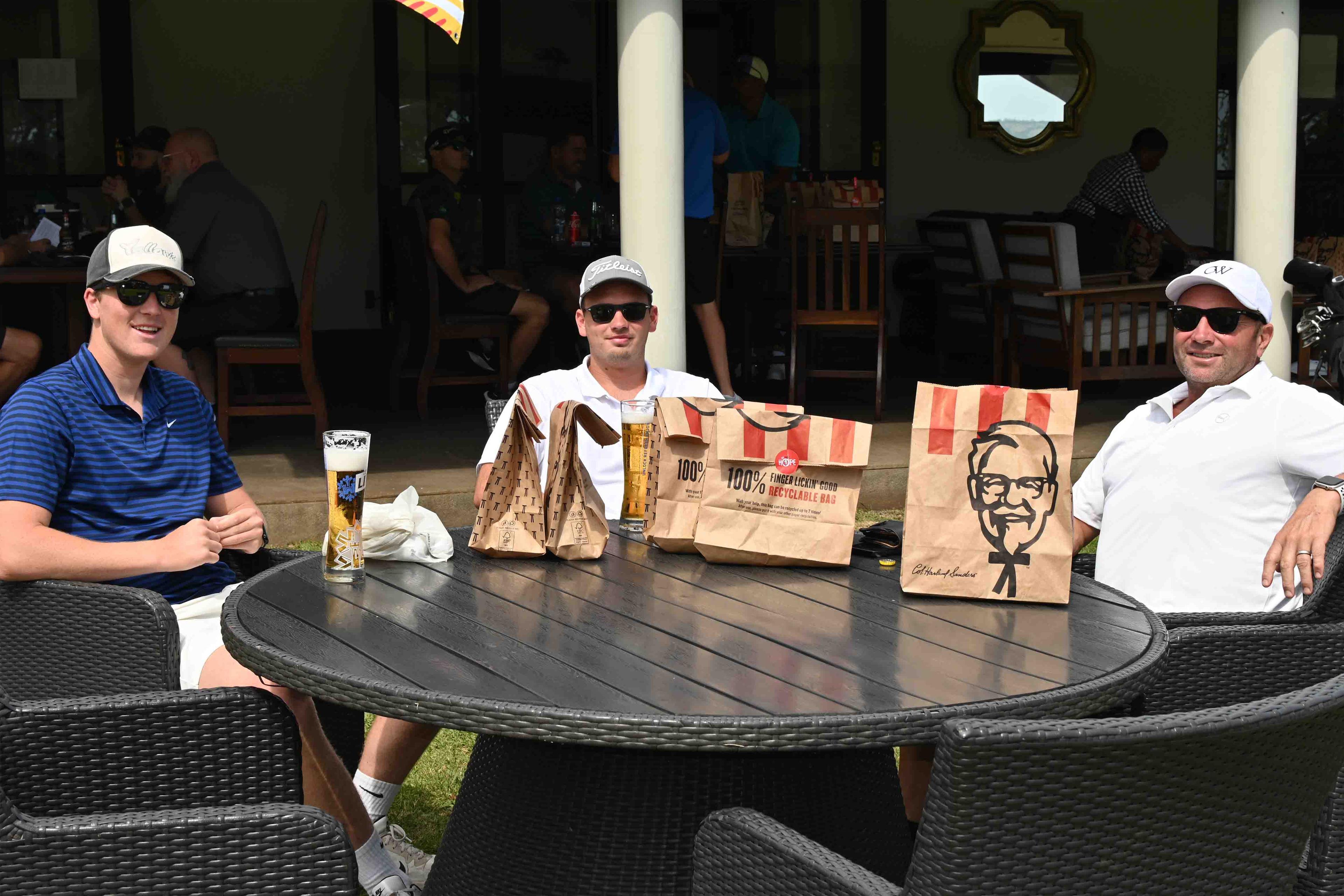 Players at the tee box