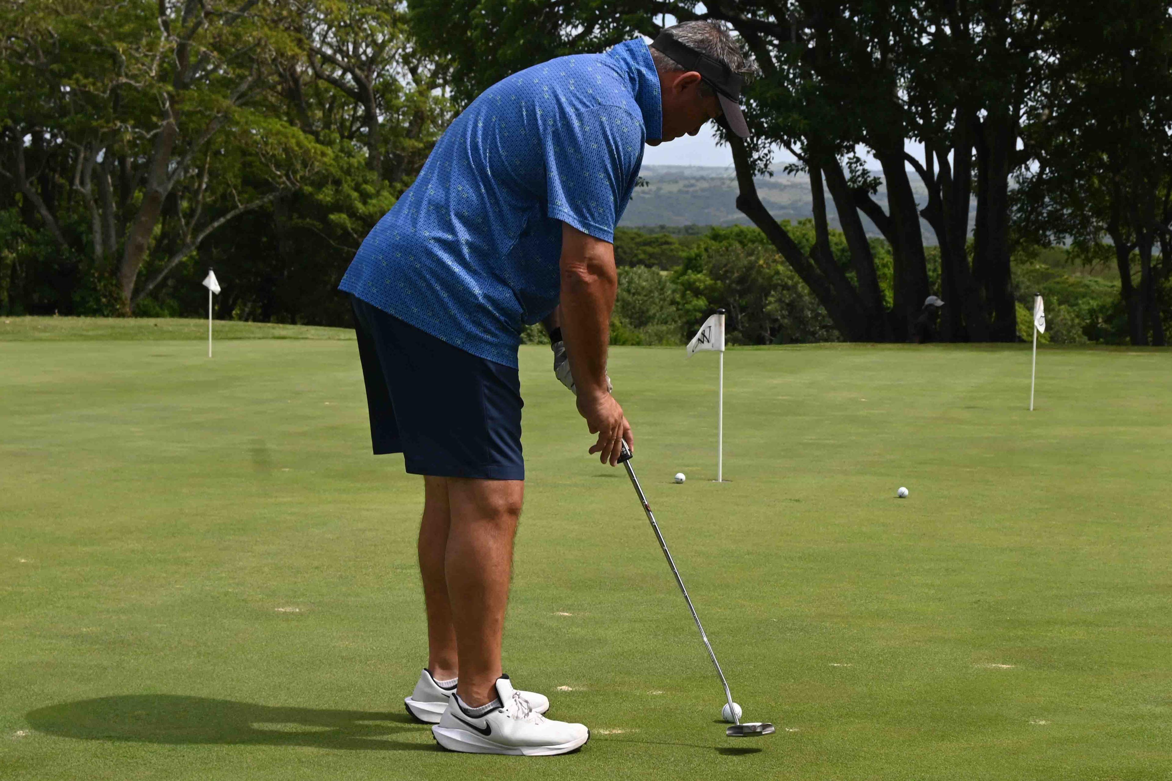 Celebrating a good shot