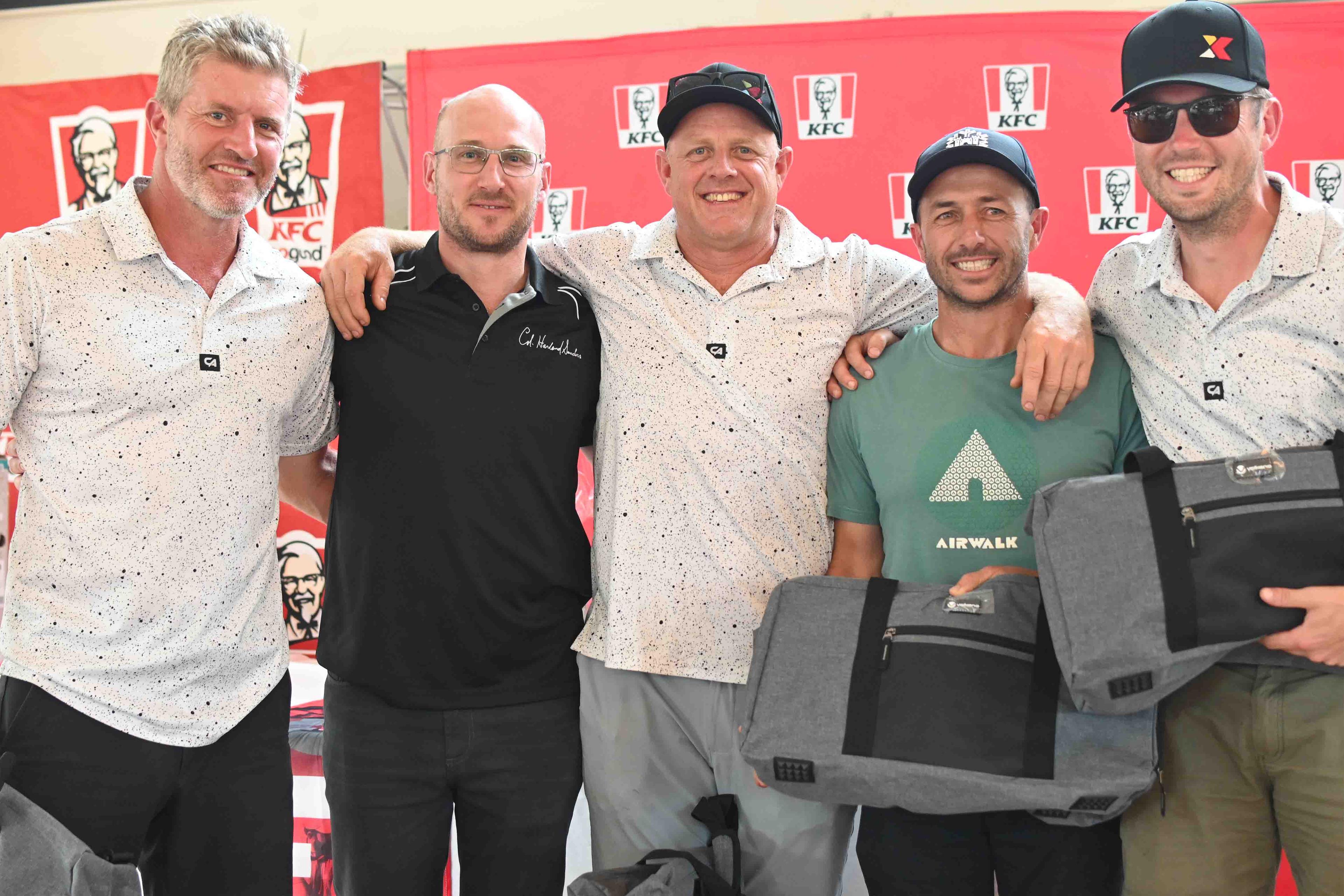 Sunset over the golf course